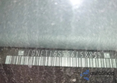 2005 Chevrolet Trailblazer Ext Lt из США, поврежденный, VIN 1GNET16S956158859